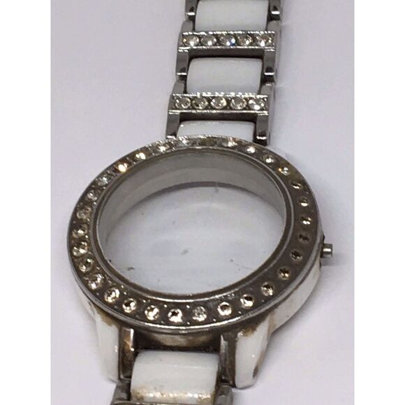 Authentic Fossil Watch Band Bracelet Links Case Use For Parts Used 15mm V780 - Picture 3 of 9